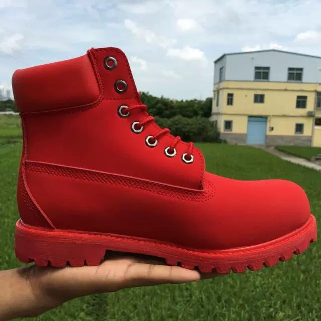 Century Classic Worker Boots Fall and Winter Waterproof Non-Slip Warm Cowhide for Women